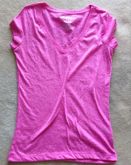 camiseta aeropostale rosa tamanho m