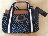 bolsa tommy azul