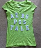 camiseta verde aeropostale tamanho p